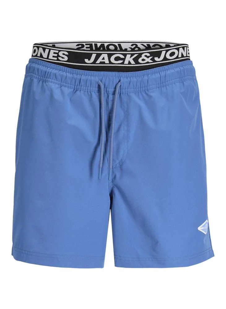 JACK & JONES  Logo Drawstring Swim Shorts for Men | Best Price UAE